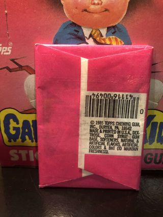 1985 Garbage Pail Kids 1st Series Wax Pack OS1 GPK Please Read 2