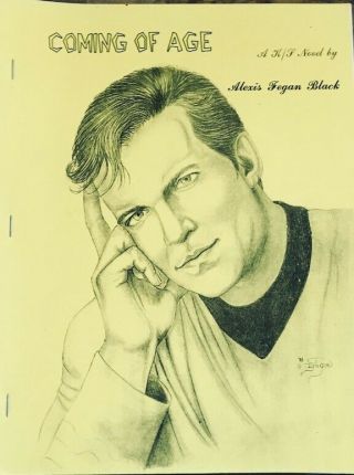 Star Trek Fanzine " Coming Of Age ",  K/s Slash Novel By Alexis Fegan Black