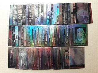 Game Of Thrones Season 1 Foil Parallel Inserts Complete 72 - Card Set