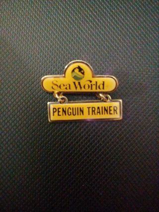 Seaworld Penguin Trainer Pin