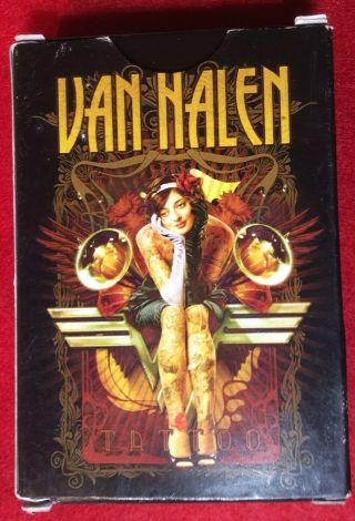 Van Halen Deck Of Playing Cards 2012 Tour Box Opened But Cards Still