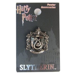Harry Potter Slytherin Crest Pewter Lapel Pin Accessory Charm Pin Back