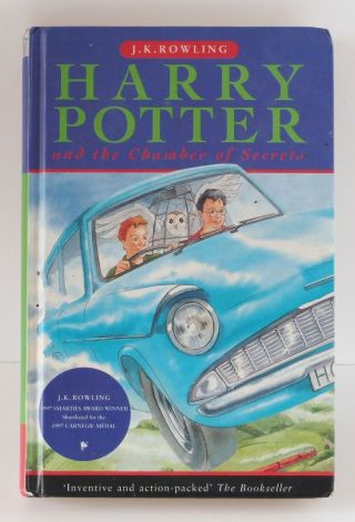 Harry Potter Chamber Of Secrets 1st Edition Hardback 3rd Print Run Good Cond.