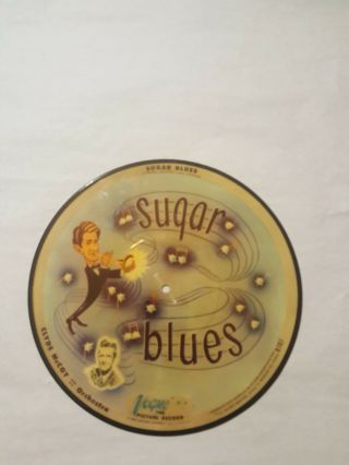 Vintage Vogue Picture Record Basin Street Blues/sugar Blues 78 Rpm Clyde Mccoy