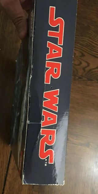 Vintage RARE VHS Beta Star Wars Movie Empty Box Store Display Promo 14” X 10” 7