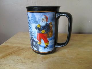 HARLEY - DAVIDSON Season ' s Greetings 2015 Santa Claus & Harley Coffee Mug 4