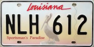 Louisiana Pelican License Plate Orleans Bayou Cajun Creole (random Plate)