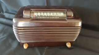 Vintage Stromberg - Carlson Model 1500 - H Dynatomic 5 - Tube Am Radio - Cir 1947