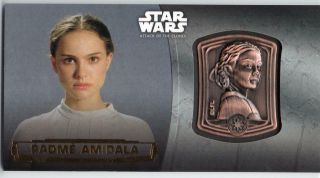Attack Of The Clones Widevision 3d Medallion Card Padme Bronze 16/50 Mc - 5
