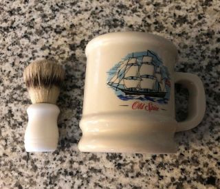 Vintage Old Spice Shaving Mug Large Home Decor Men 