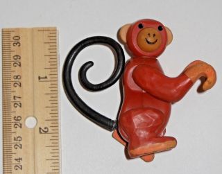Vintage Fisher Price Replacement Monkey For Play Family Circus Train 991 135