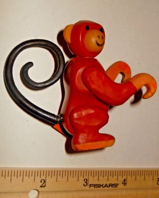 Vintage Fisher Price Replacement Monkey For Play Family Circus Train 991 135 3