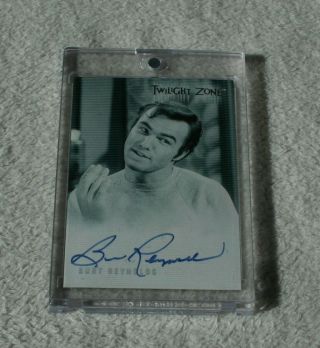 Twilight Zone Burt Reynolds Autograph Card Rittenhouse 2000 Signed A - 22