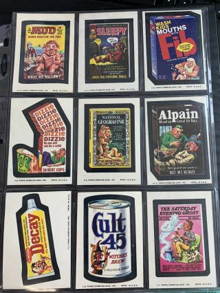 1974 Topps Wacky Packages 11th Series Complete Set 30/30