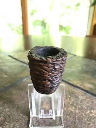 Vintage Estate Tobacco Pipe The Tinder Box Volcanic Made In France 4