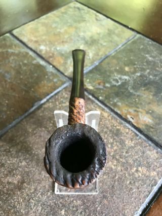 Vintage Estate Tobacco Pipe The Tinder Box Volcanic Made In France 5
