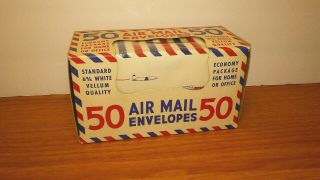 Box Of 50 Vintage Air Mail Envelopes Correo Aereo Par Avion