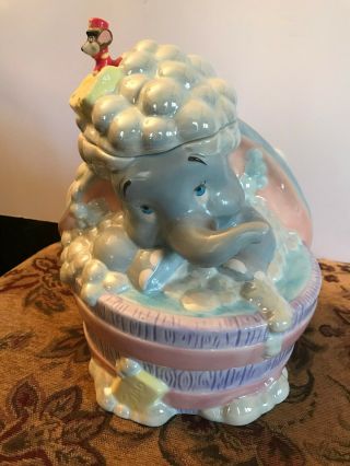 Disney Dumbo In Bath Tub Cookie Jar