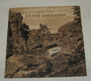 2004 Jeep Grand Cherokee Truck Auto Sales Advertising Brochure In Color