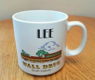 Personalized Name Mug Lee Wall Drug South Dakota Sd Vtg Papel Japan Coffee Tea
