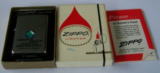 Vintage 1973 Zippo Lighter & Papers Unfired Credit Thrift