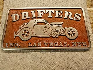 Car Club Plaque Drifters Las Vegas,  Nev.  Inc.  A/a Willys Fiat Dragster F.  I.  Ta