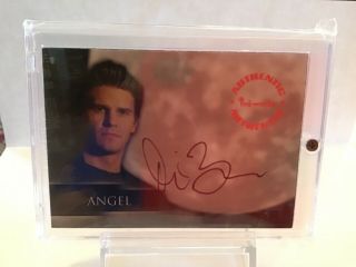 Angel Buffy Btvs David Boreanaz Auto Card A1