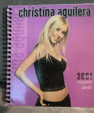 Christina Aguilera 2001 Weekly Appointment Calendar