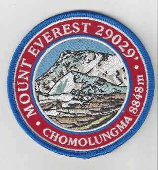 Mount Everest Himalayas Souvenir Patch Chomolungma