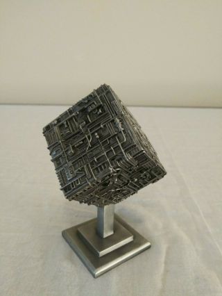 Startrek " Borg Ship " Cube Rawcliffe Pewter 1994 Next Generation