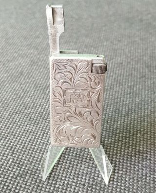 Vintage Czechoslovakia Sterling Silver Lighter - Stara Tura