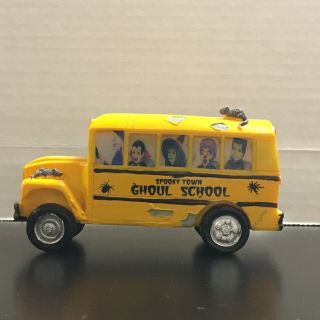 Rare Retired Lemax Spooky Town Ghoul School Bus 13897,  Halloween Kids