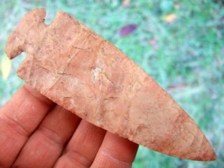 Fine 4 5/8 Inch G10 Missouri Dovetail Point With Arrowheads Artifacts