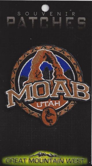 Wonderful Moab National Park Souvenir Patch