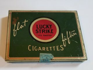 Lucky Strike Flat Fifties Cigarettes Tin - " It 