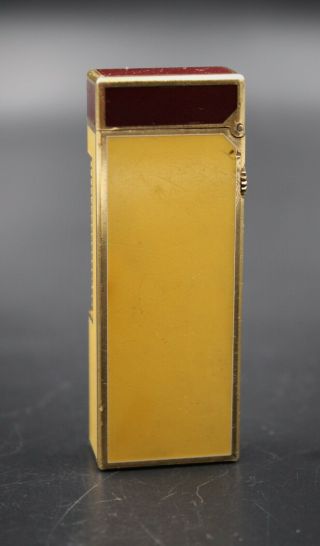 DUNHILL Gold Plated Enamel Rollagas Lighter 6