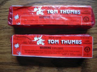 2 Tom Thumbs Firecracker Pack Label - Lady Fingers - 350 