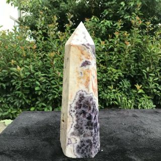 3368g Natural Dream Amethyst Crystal Obelisk Quartz Wand Point Healing