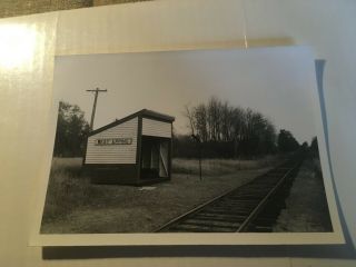 Vintage Photo Boston & Maine Railroad Station West Epping Nh