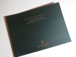 ♛ Authentic Rolex ♛ 2012 Submariner Ceramics Watch Manuals & Guides Booklet