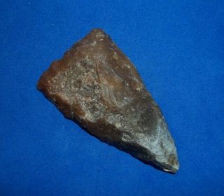 Authentic Indian Artifact,  Texas Arrowhead,  Clear Fork Gouge.  G - 56