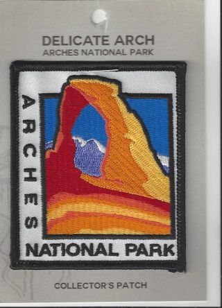 Official Arches National Park Souvenir Utah Patch Delicate Arch
