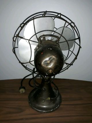 Vintage Emerson Electric 3 Speed Oscillating Table Fan,  Type 77646 - AS 3