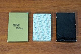 Vintage 1960s/1970s Nyse York Stock Exchange Playing Cards Nasdaq