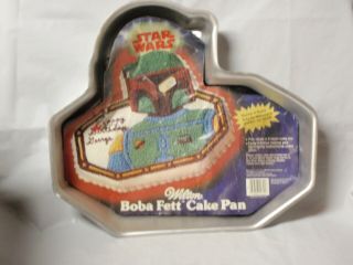 Wilton 502 - 1852 Lucas Film Ltd1983 Boba Fett Cake Pan With Insert Sheet