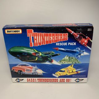 Vintage Matchbox Thunderbirds Rescue Pack 1992 41700 54321 Go
