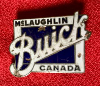 1928 McLaughlin Buick Canada automobile radiator badge emblem 4