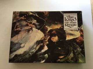 J R.  R Tolkien’s Lord Of The Rings 1000 Piece Jigsaw Puzzle Gandolf & Frodo 1978