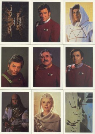 Star Trek 4 The Voyage Home 1987 Ftcc Complete Base Card Set Of 60