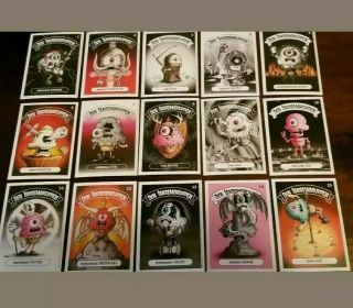 The Melty Misfits Series 7 2019 Norwegian Melty Misfits Complete 15 Card Set